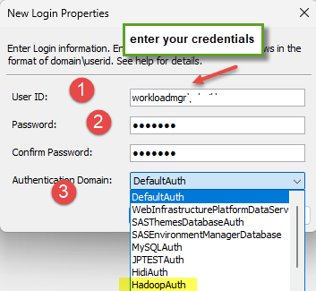 Select HadoopAuth from the list