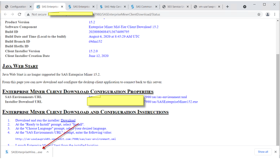 How to install & configure Enterprise Miner 15.2 Analytiks